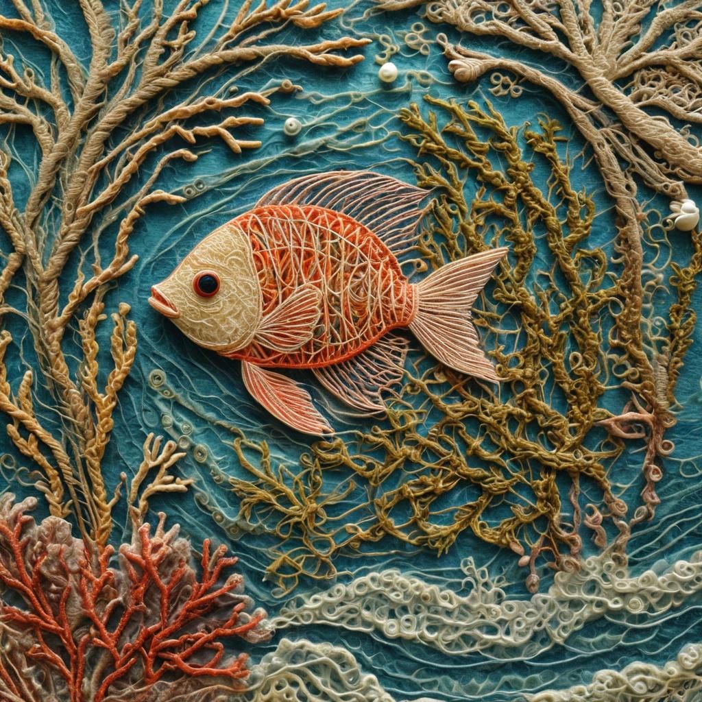 Things Made of String AI Generated Artwork NightCafe Creator