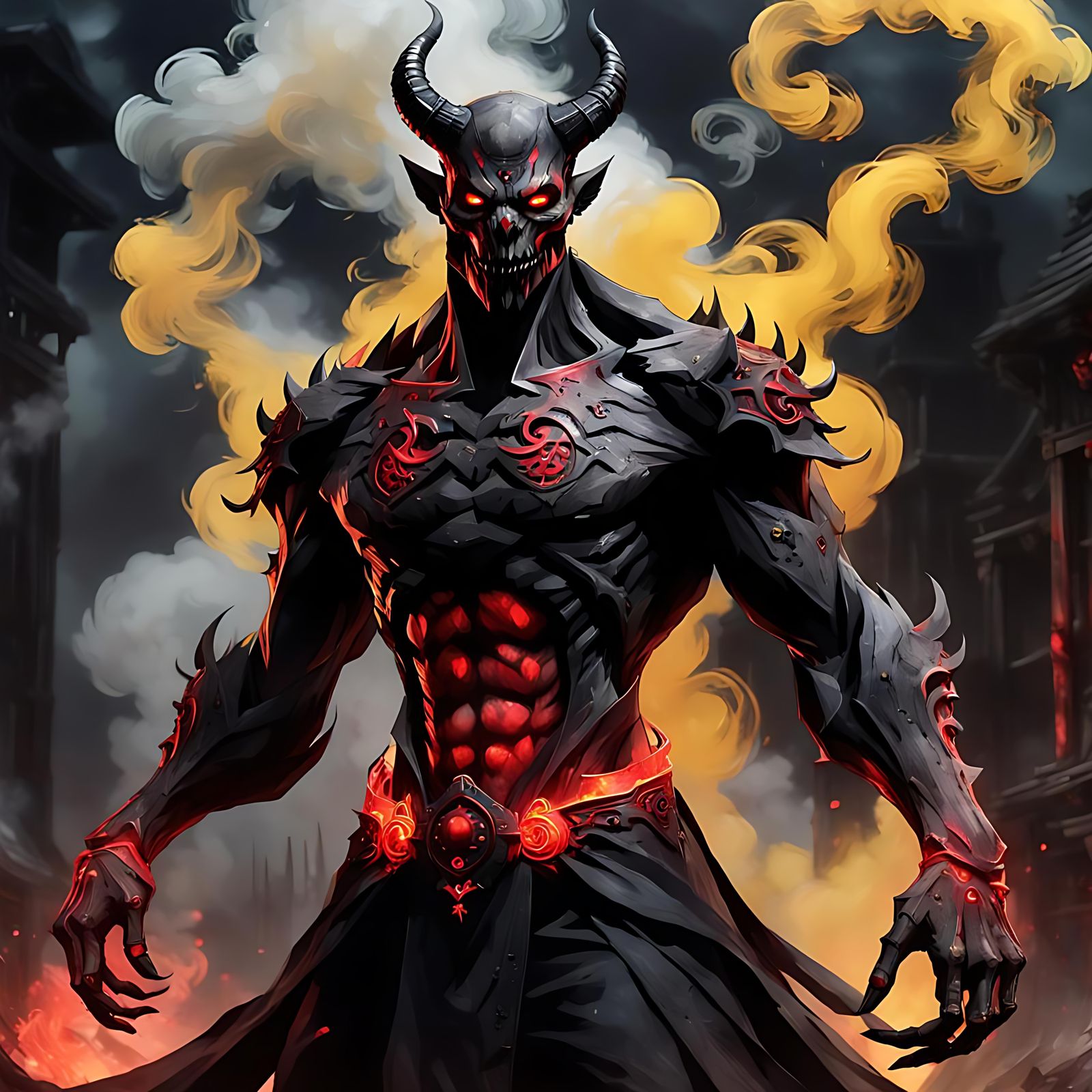 Amatsu, God Of Primal Chaos  by @Takknox