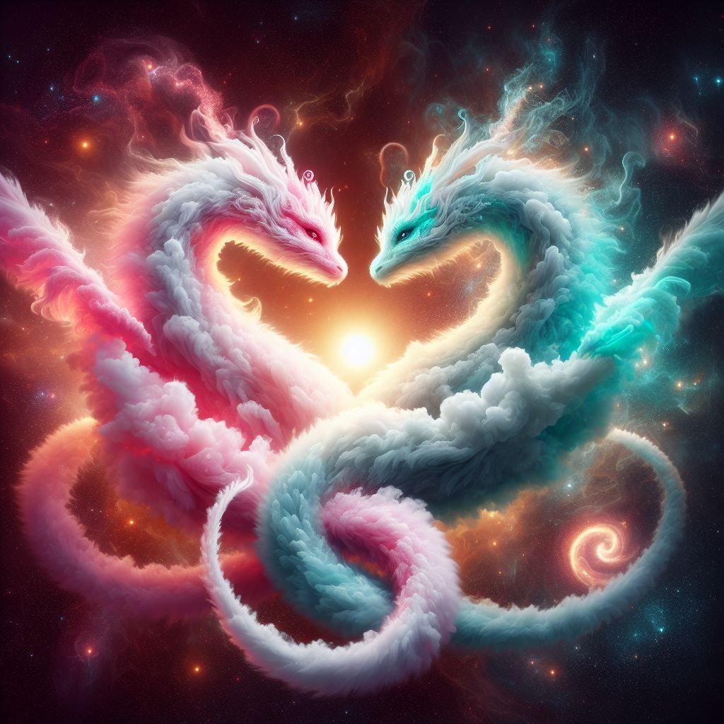 Cosmic Cloud Dragons