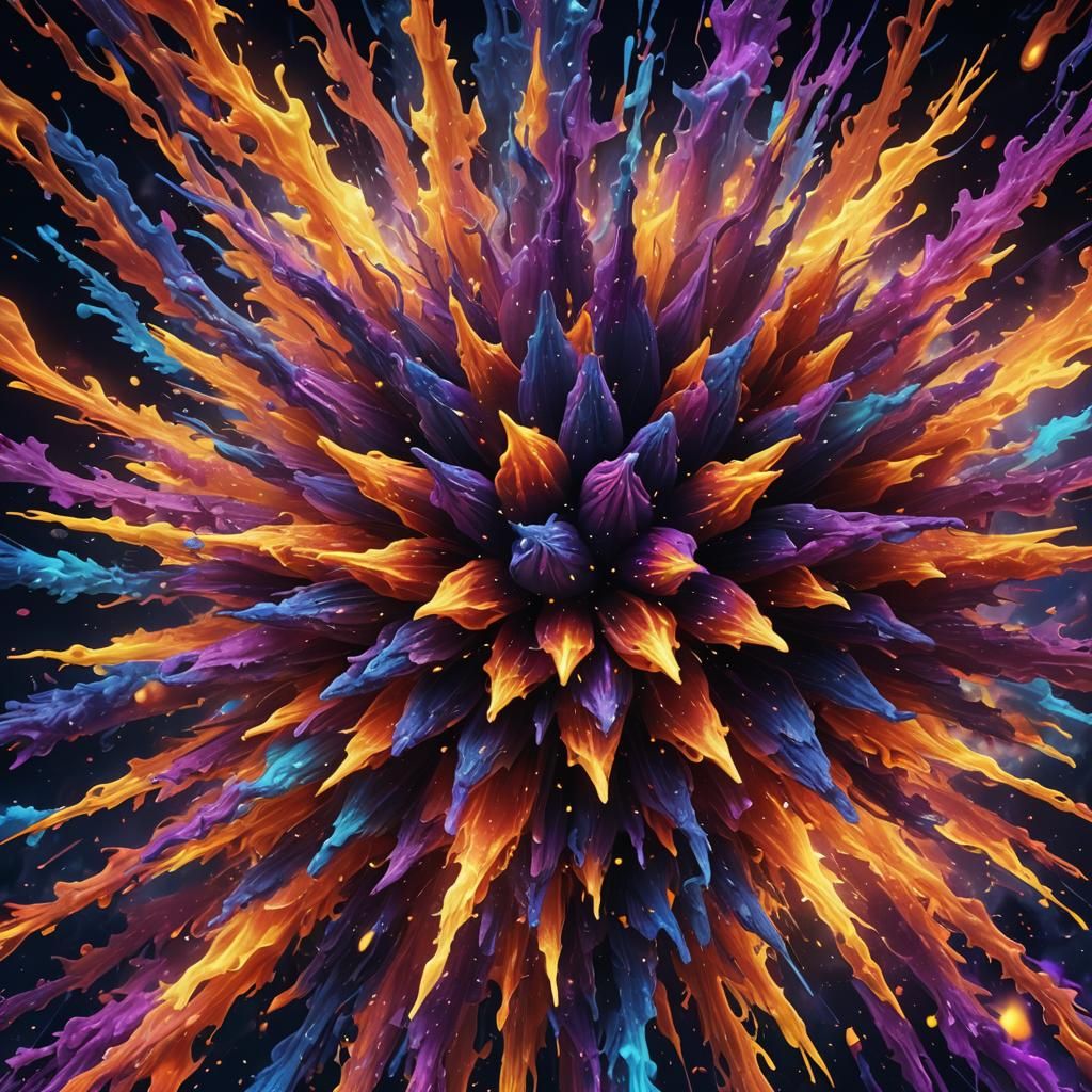 Rainbow star fire