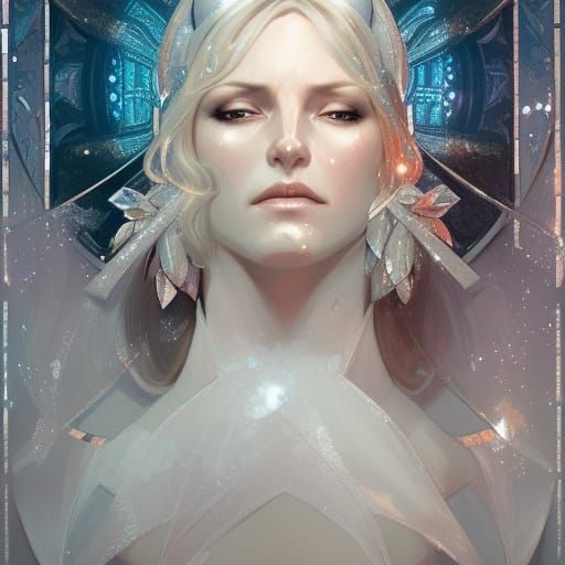 The White Queen - Emma Frost glitter skin.