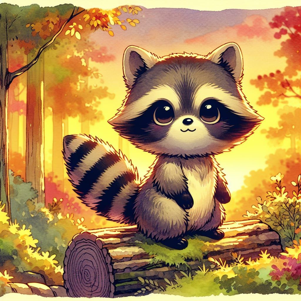 Happy Racoon