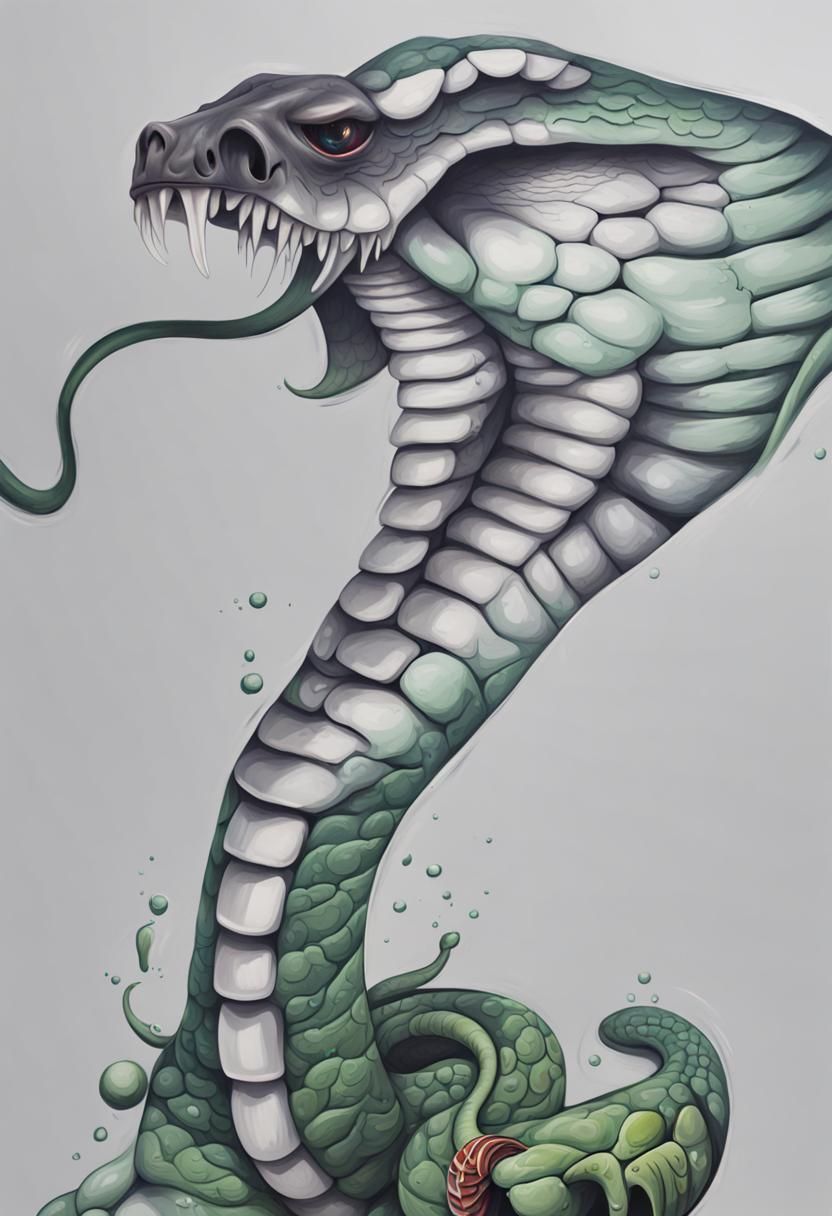 green cobra, graffiti art, splash art, street art, spray paint, oil