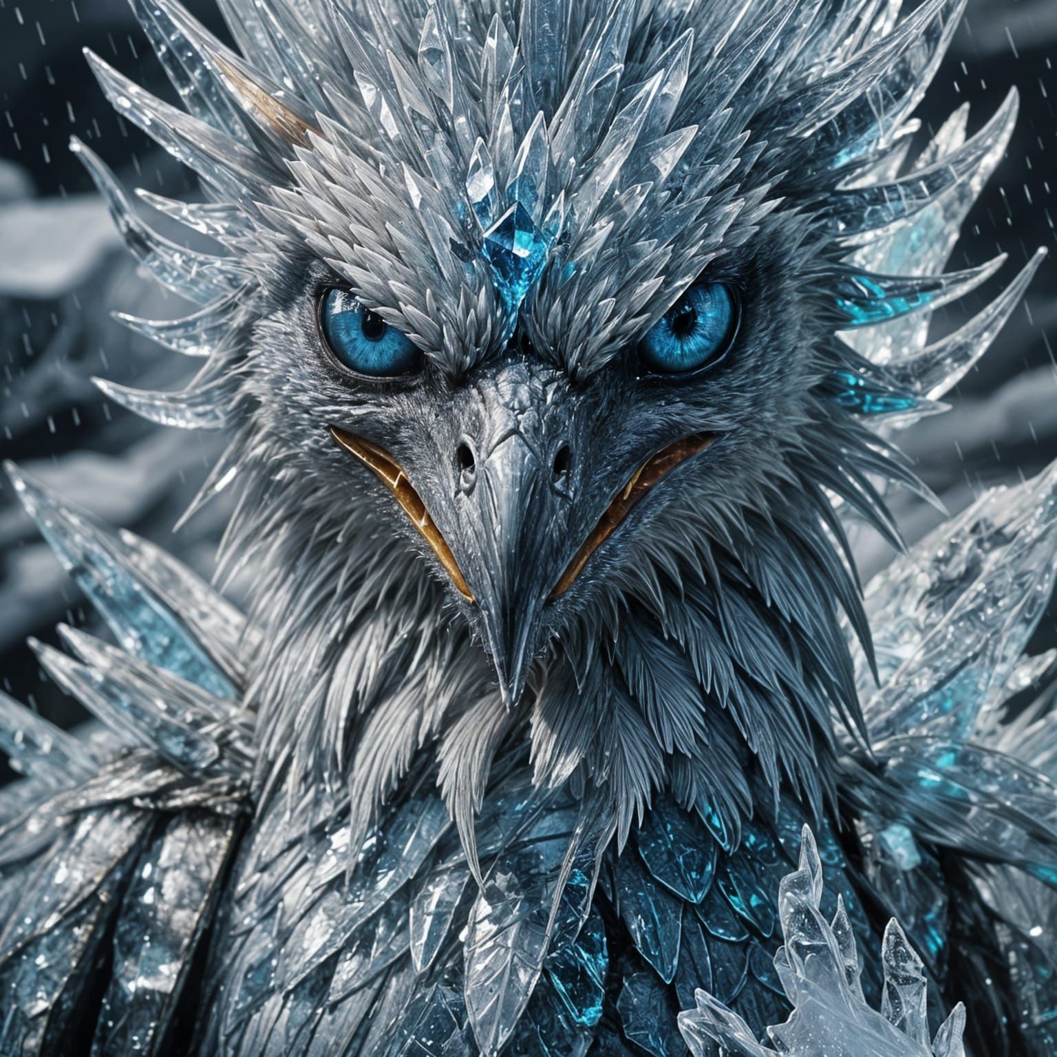 ice phoenix  by @Zerex