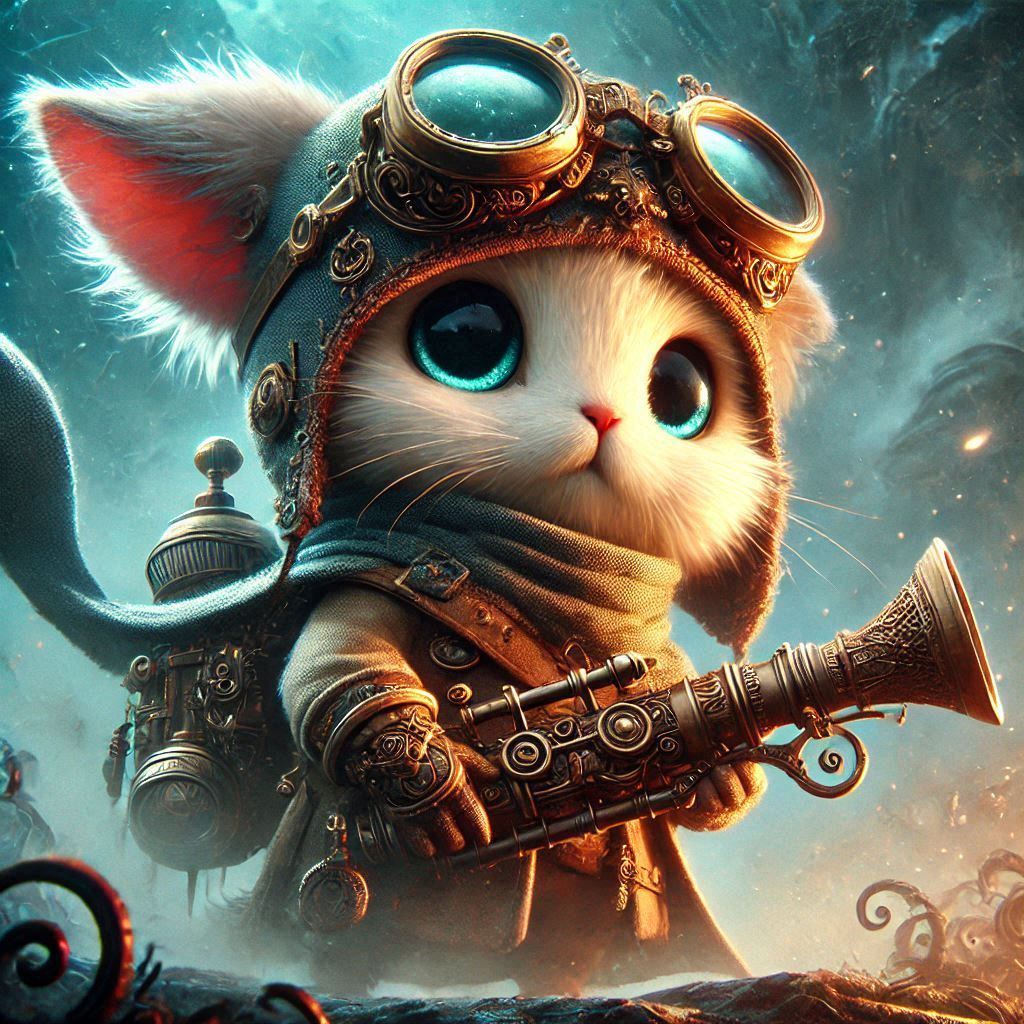 adorable fairy-tale fantasy creature portrait..