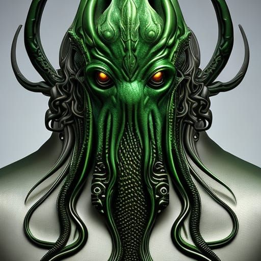 Cthulhu Portrait - AI Generated Artwork - NightCafe Creator