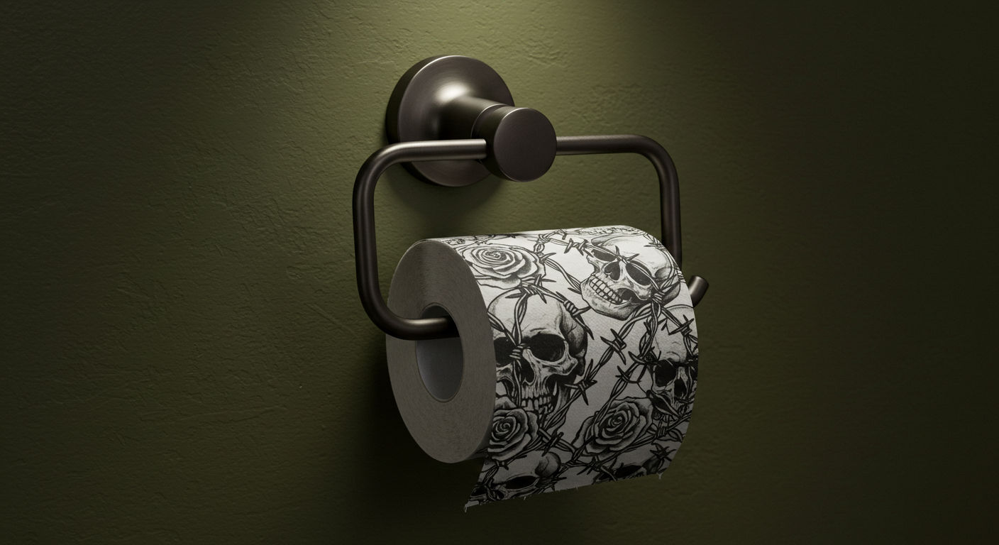 toilet paper art