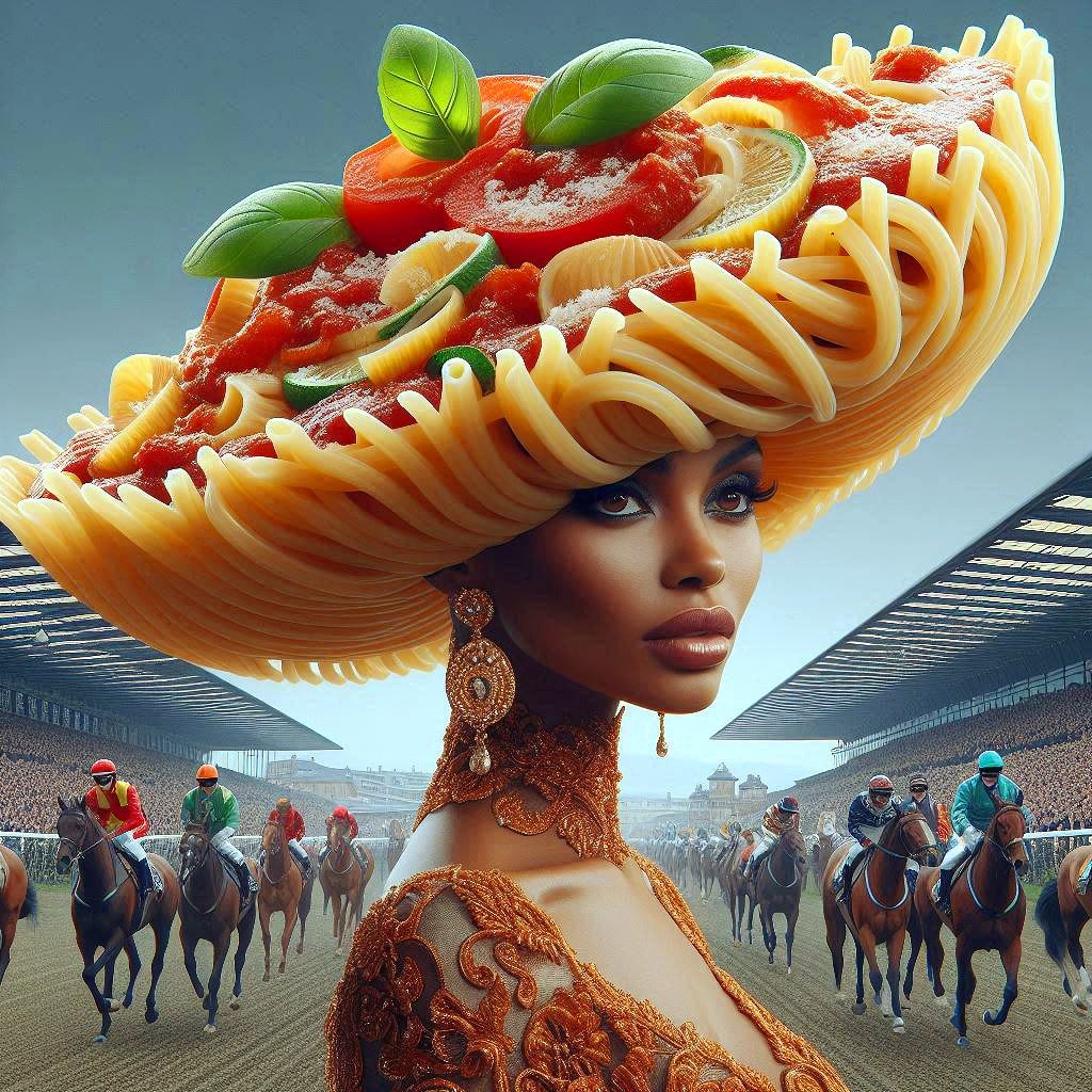 Pasta Hut beim Pferderennen in Ascot – Mit spektakulärer Kop...