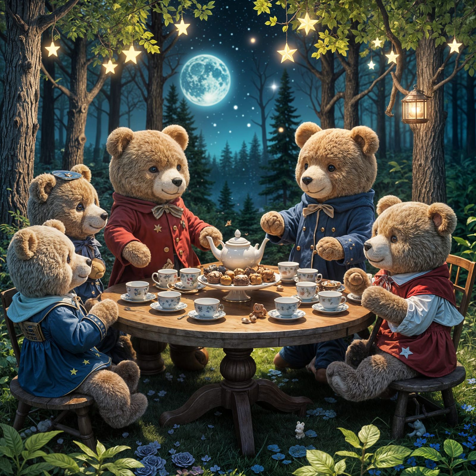 Teddy Bear picnic   by @Stitch Queen
