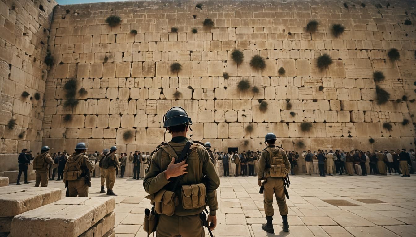 An image of East Jerusalem immediately after the Six-Day War...