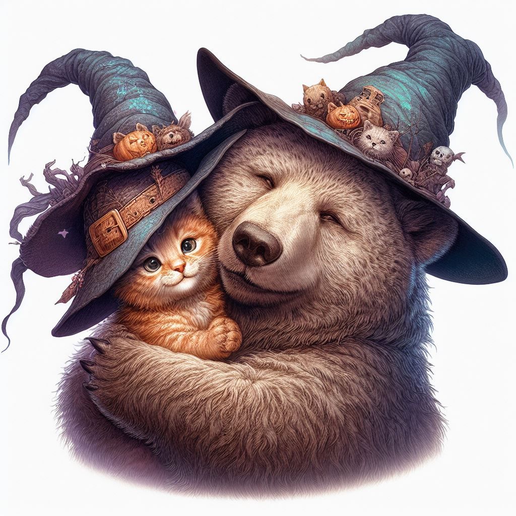 Bear and Kitten Friend
