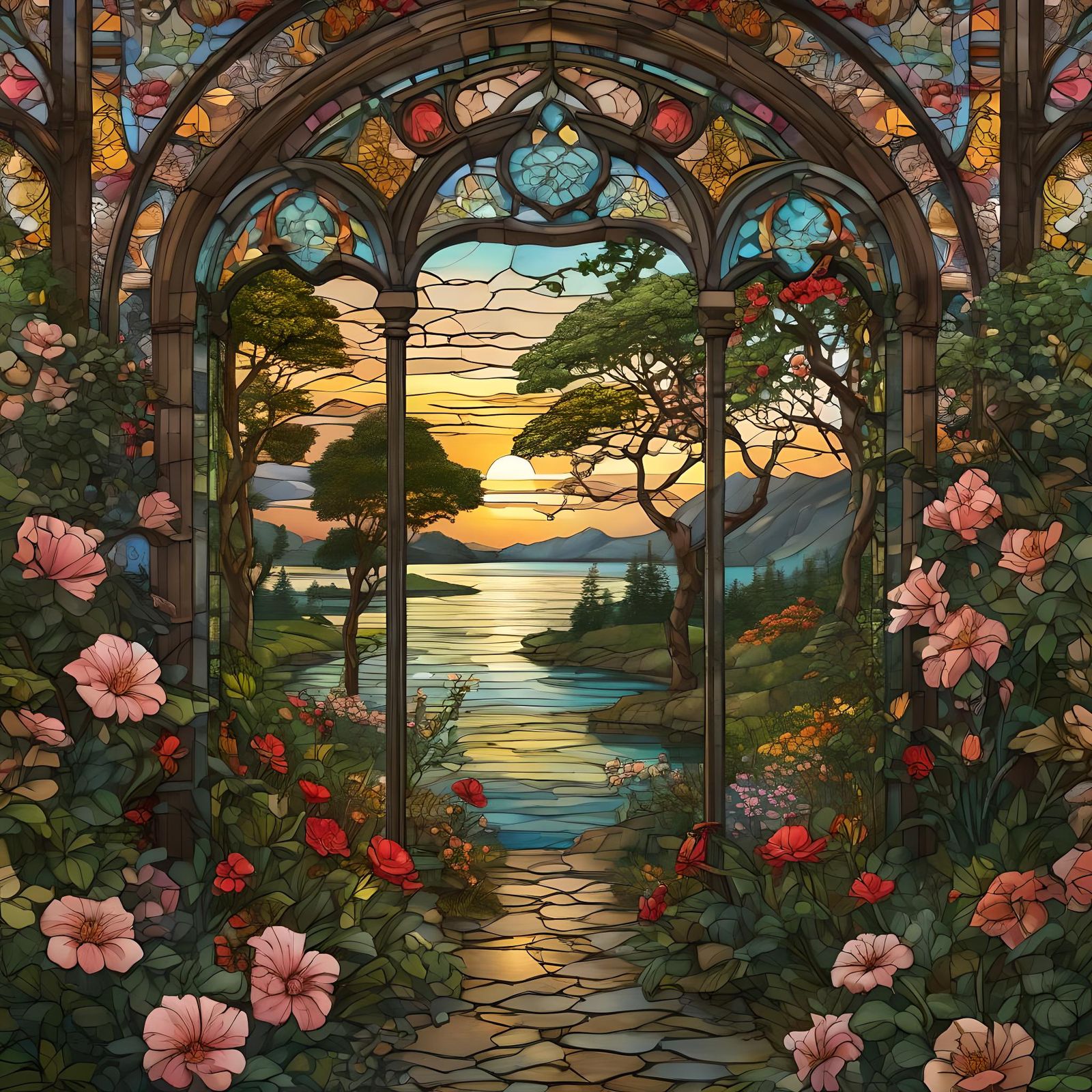 From House to Lake   by @zoozee