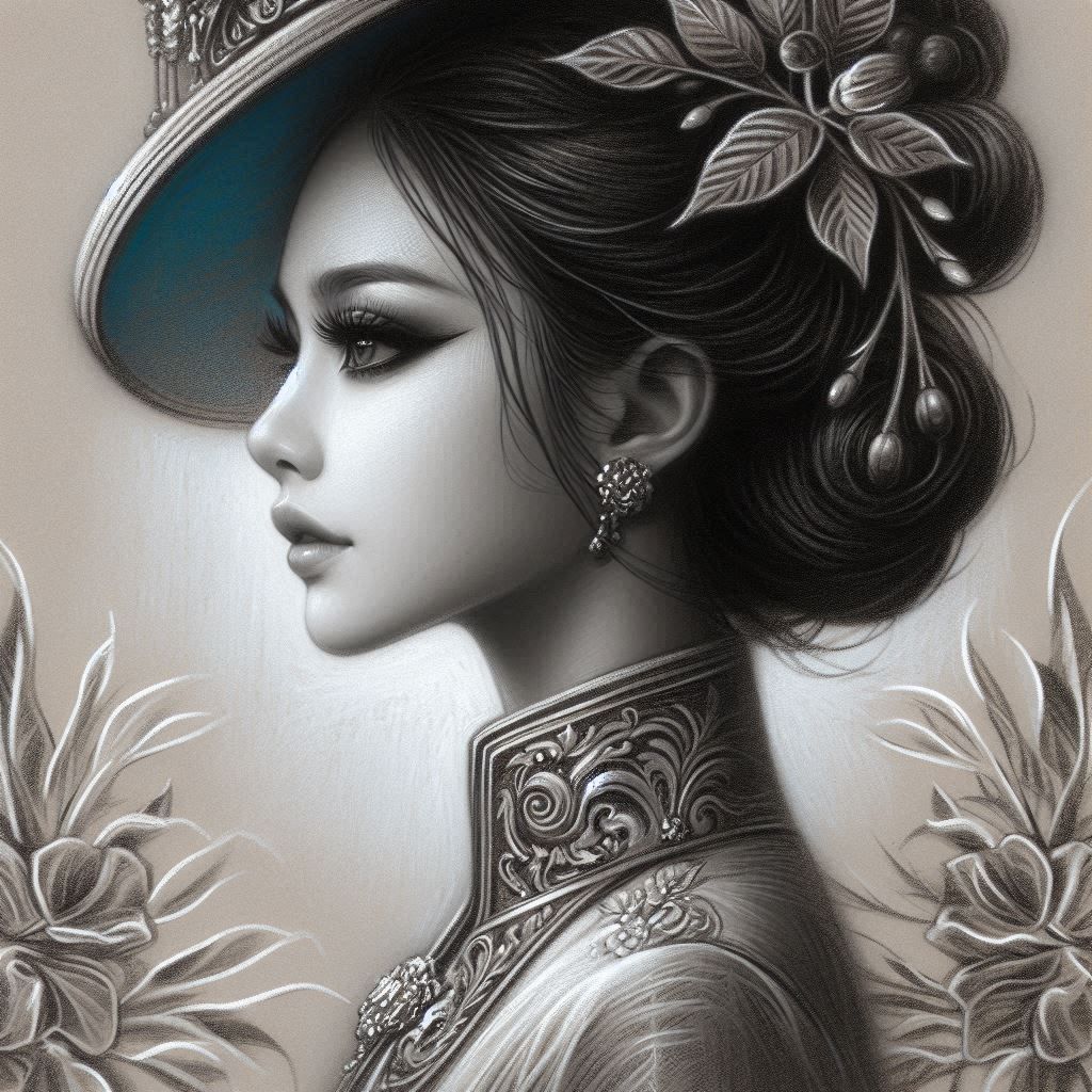 Portrait of a young woman