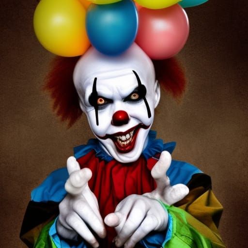 Even Clowns Have Fingers, by Lord Elboron - AI Generated Artwork ...