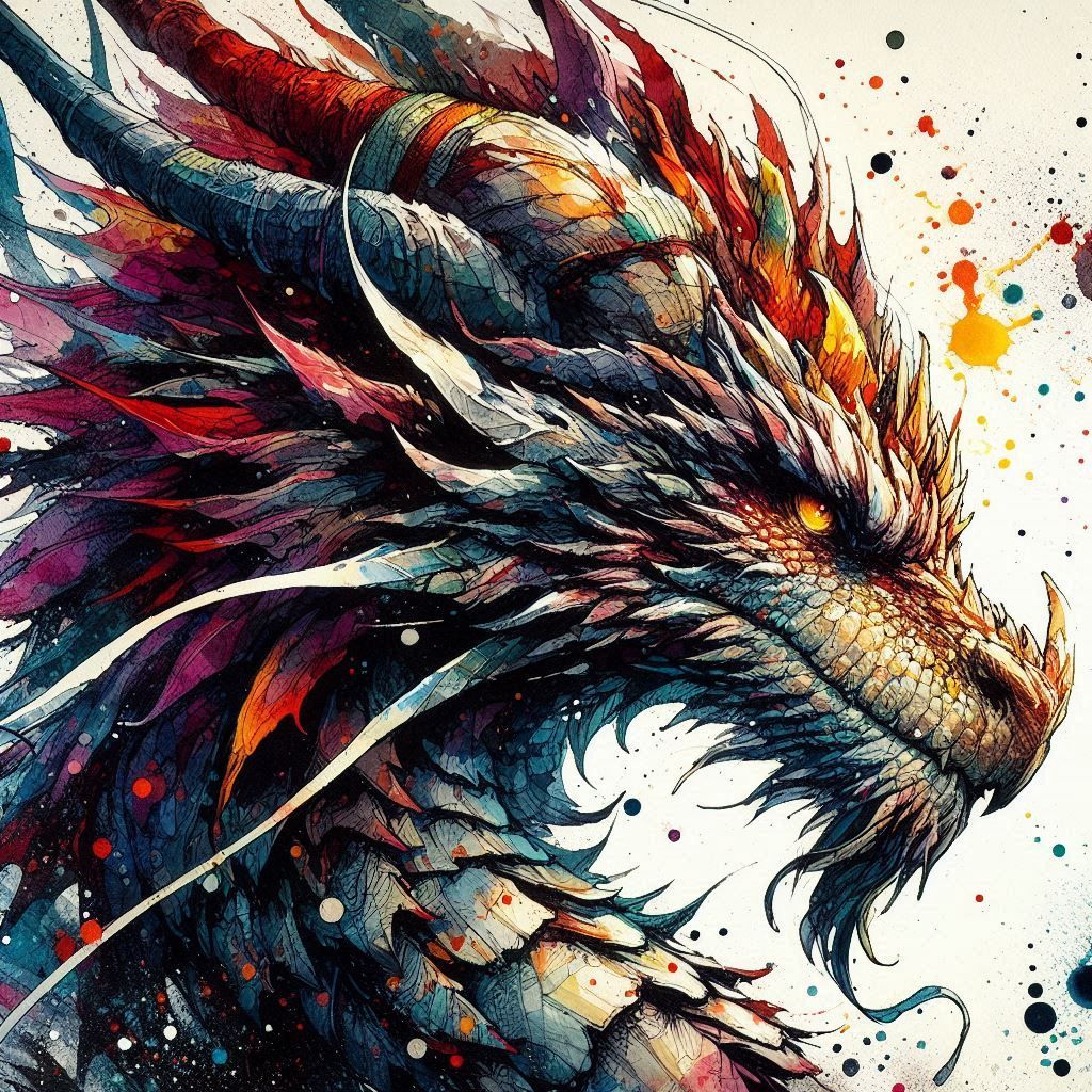 Dragon Splash Art
