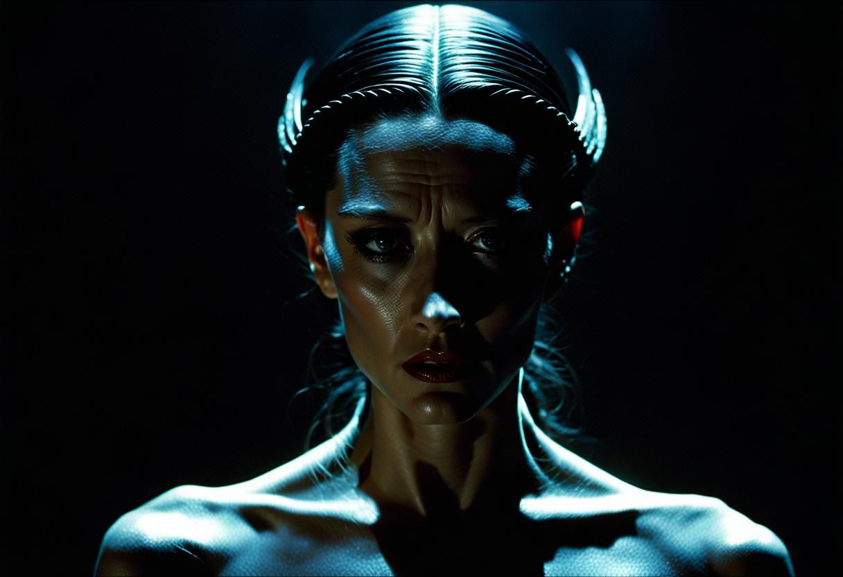 establishing shot :: elegantly estranged warped displaced forgotten queen of oblivion -  light-waves by satori canton; non-generic female ph...