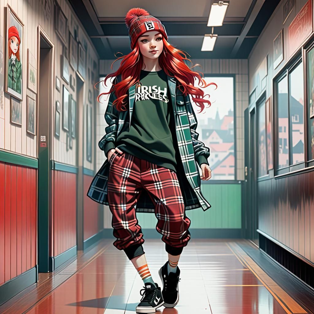 Strut your plaid.  by @Chief_Runs-with-scissors