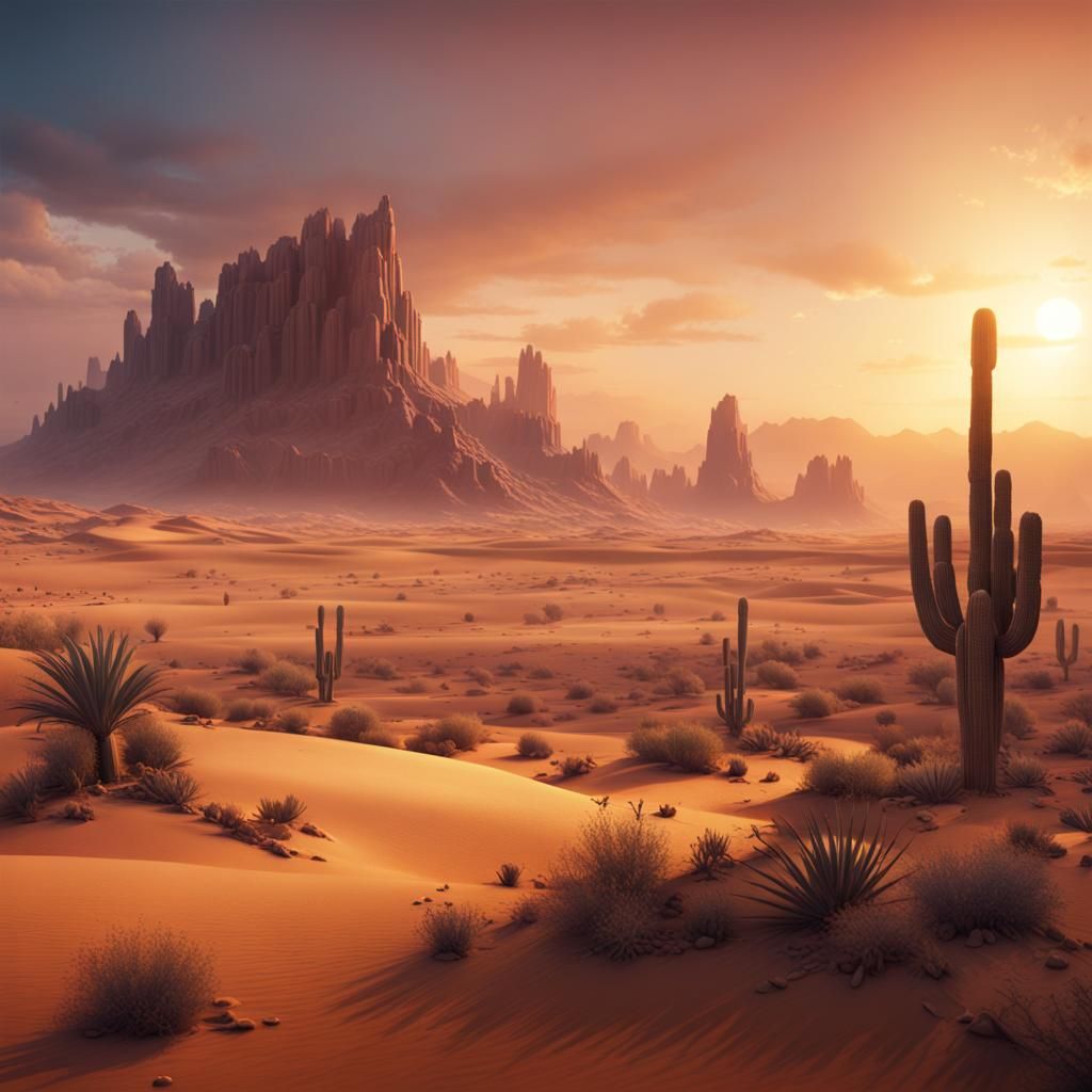 Desert sunrise