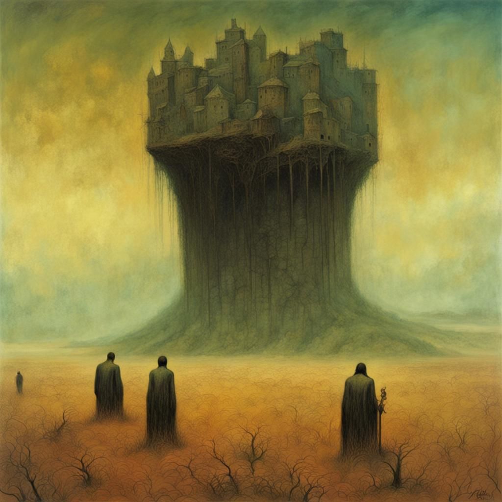 Missouri (by Zdzislaw Beksinski ) - AI Generated Artwork - NightCafe ...