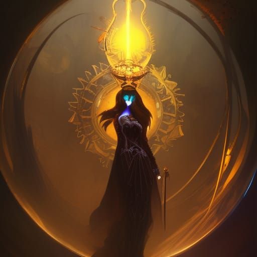 Dark Fantasy Masterpiece: Death Holds an Hourglass