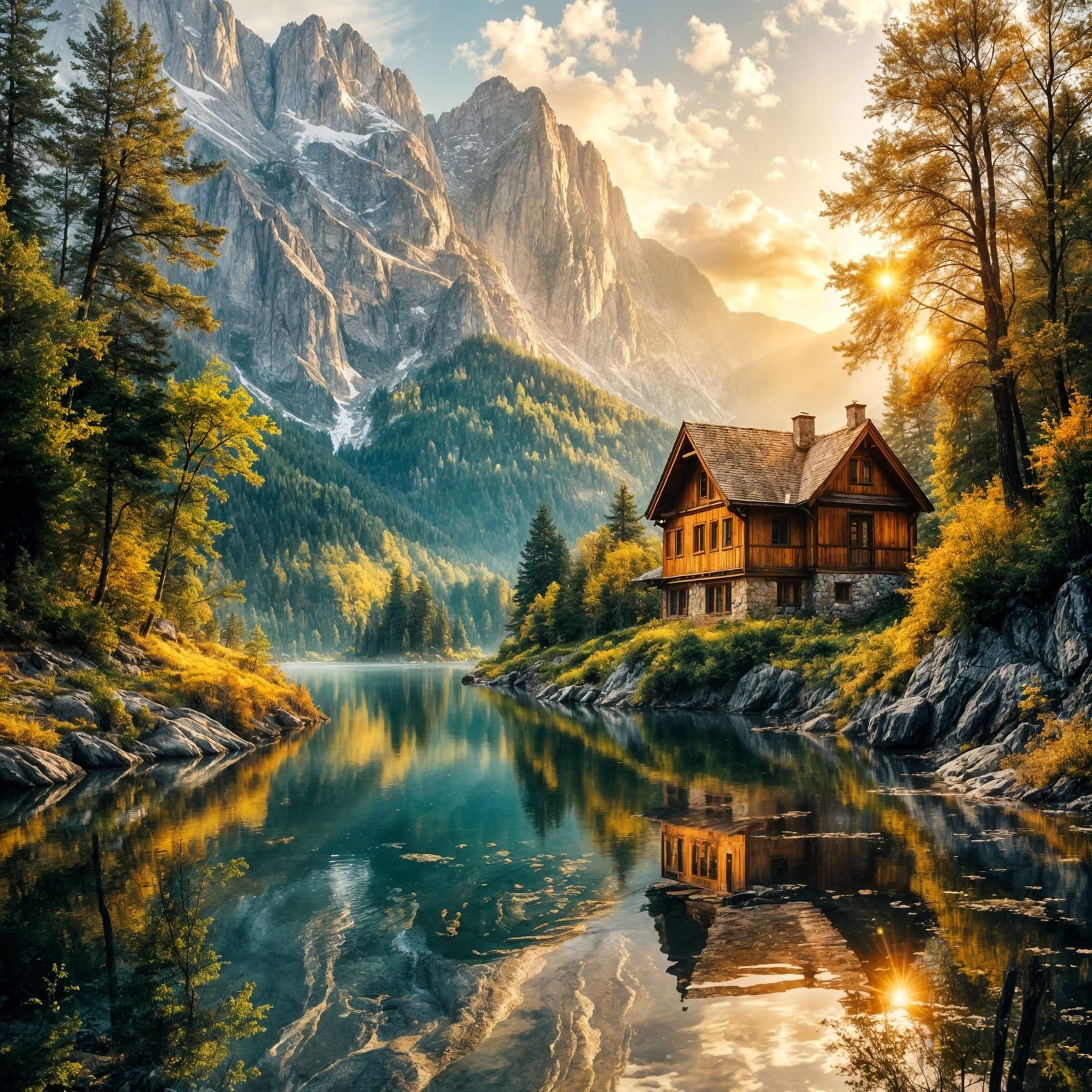 Cozy Cabin  by @Crimson