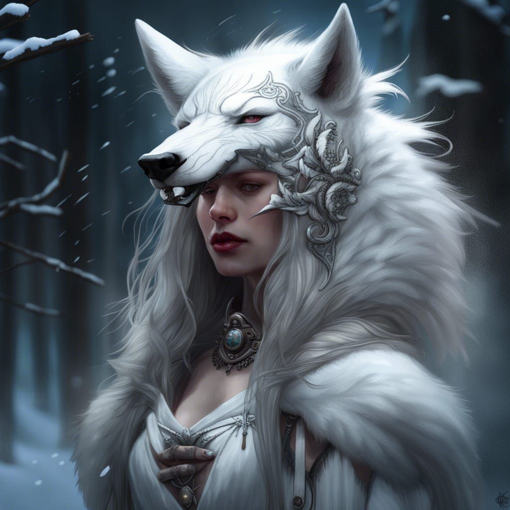 Wolf Princess - AI Generated Artwork - NightCafe Creator