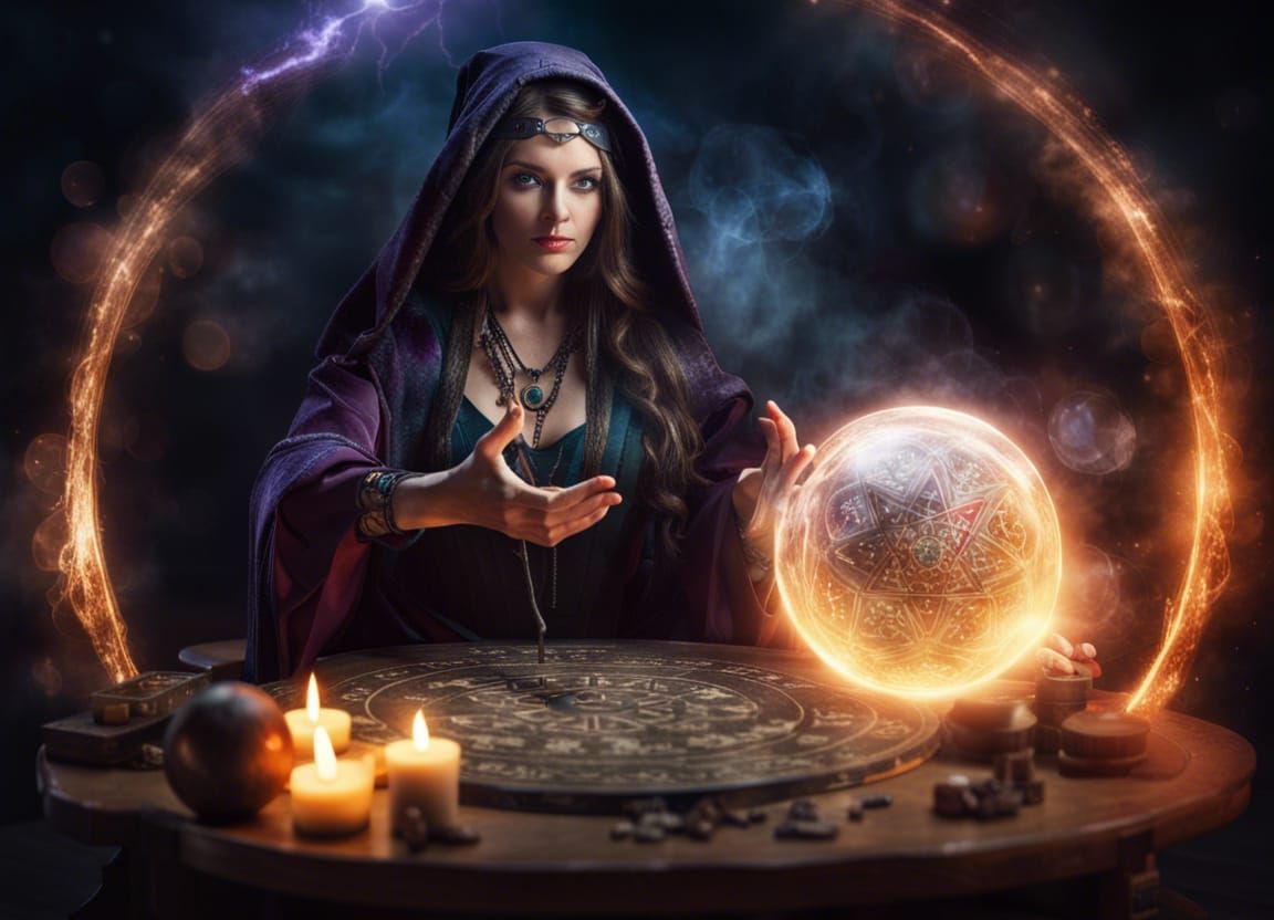 Wise & Beautiful Evil Wizard in Medieval Era  by @Heralyn