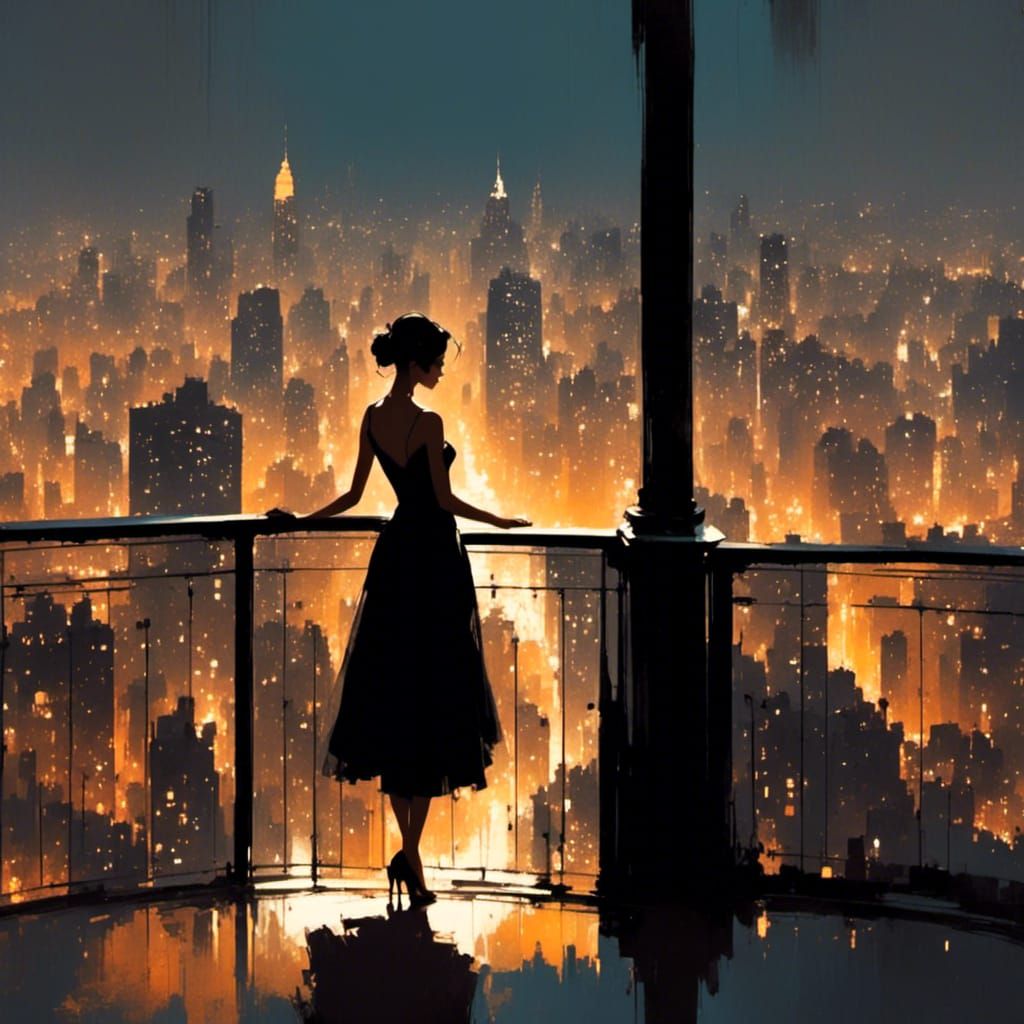 <lora:Silhouette Art:1.0>