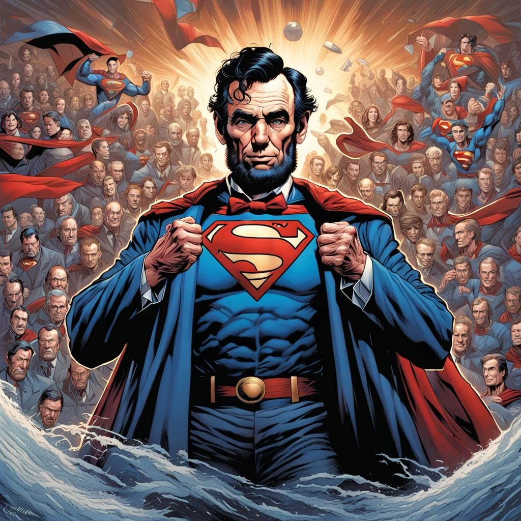 President Abraham Lincoln as Superman Mark Brooks and Dan Mu...