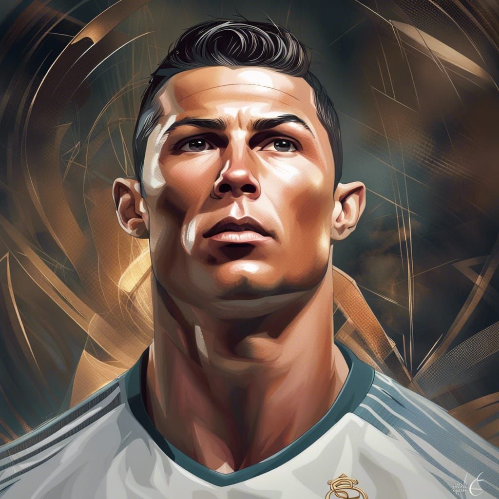 Cristiano Ronaldo - Ai Generated Artwork - Nightcafe Creator