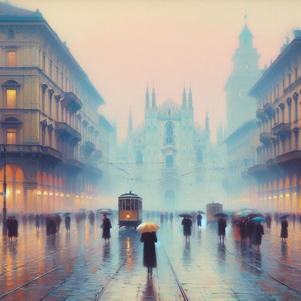 Streets of Milan, january 1923  by @yoda69