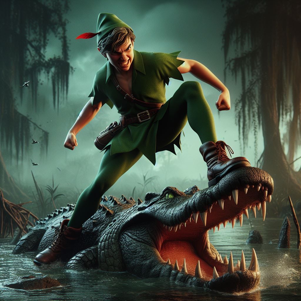 Peter and Tick Tock Croc