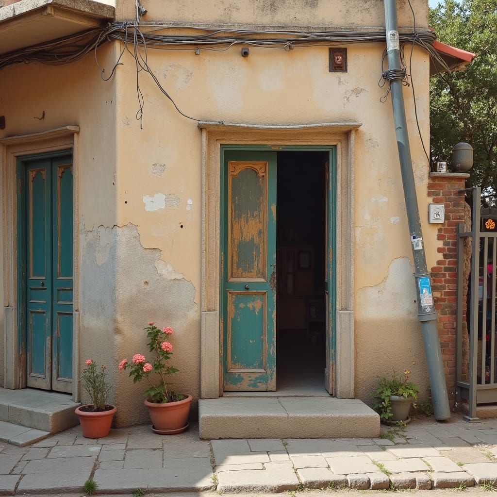 Sunset Meadow: Girl, Horses, and Romantic Landscape
