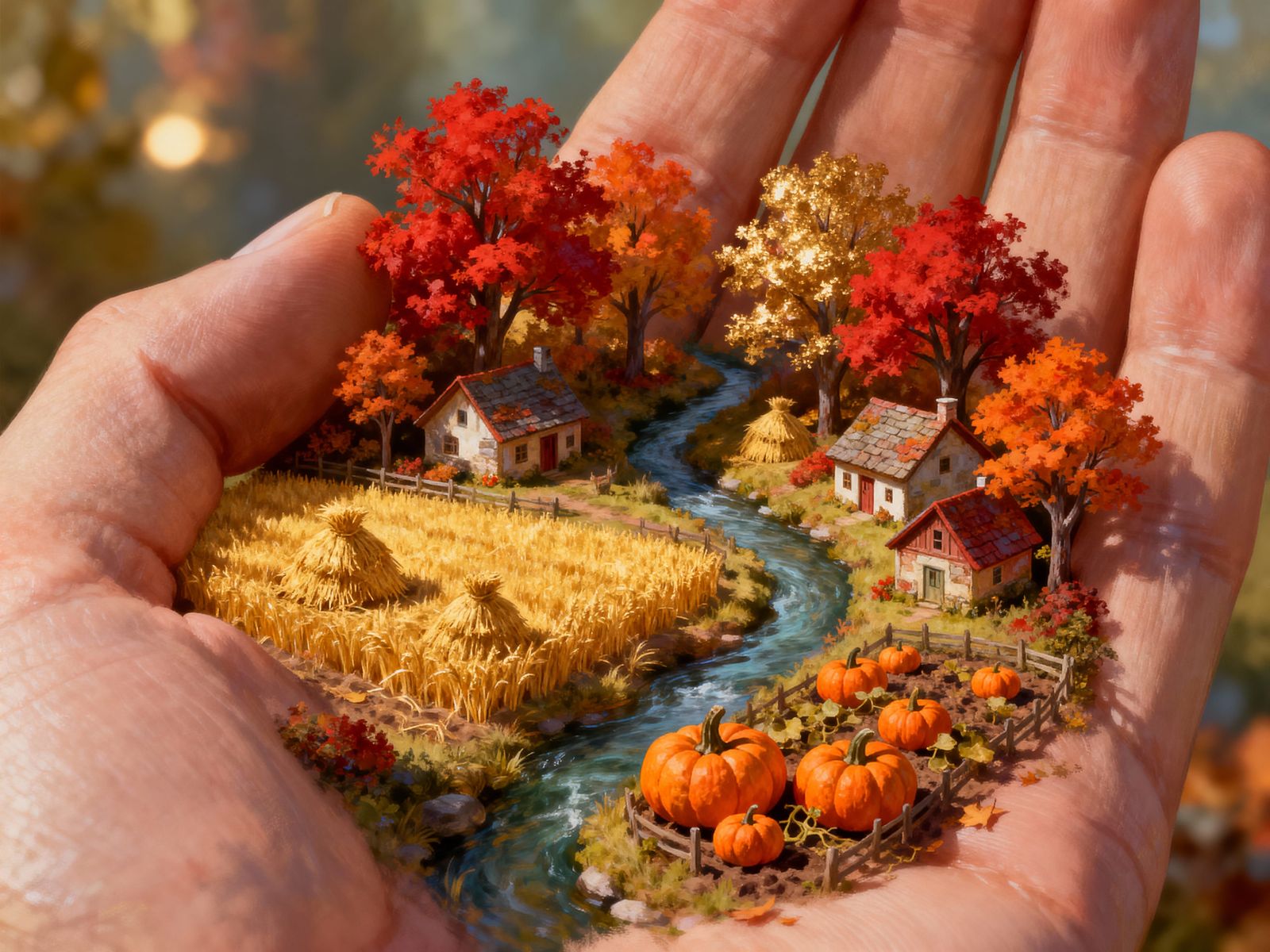 All cupped in one palm  by @AutumnBear