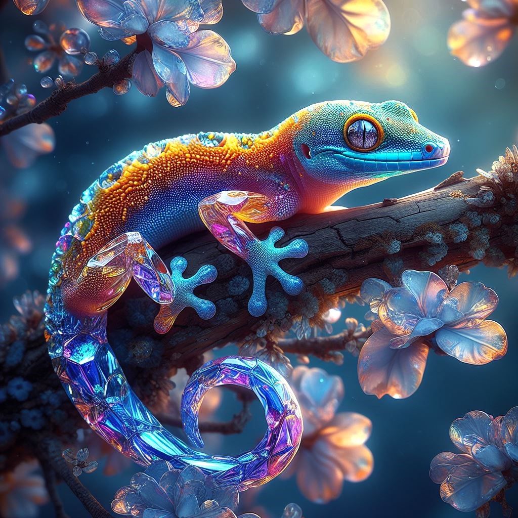 Crystal Gecko 2