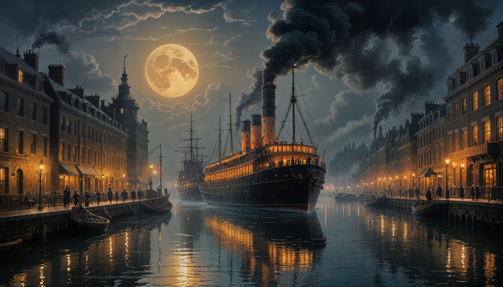 Victorian Night Port  by @Samed