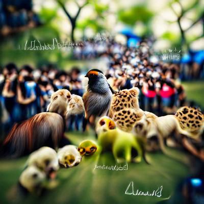 "Crowd of animals" artwork beautiful photograph DSLR Flickr