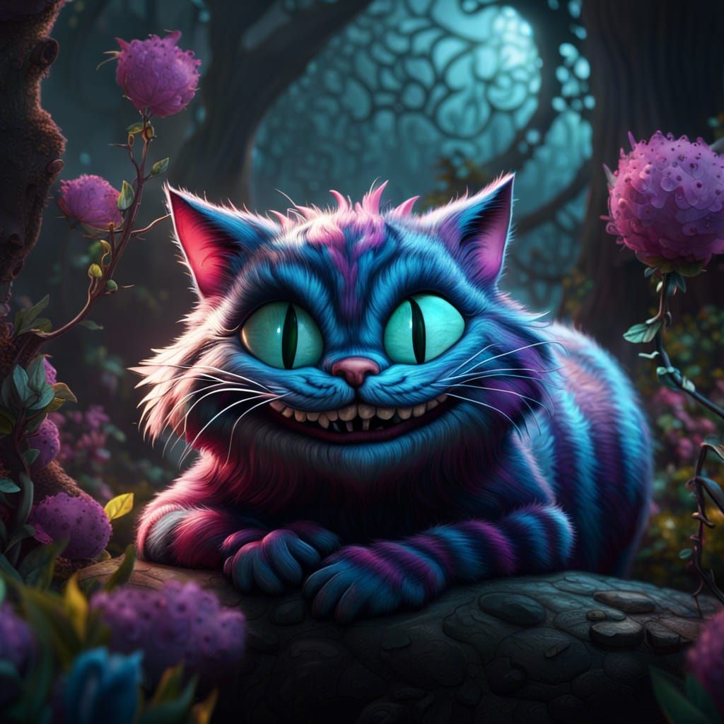 Cheshire Cat  by @Haranna