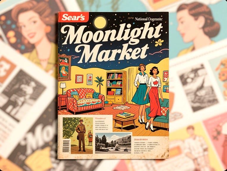 10/31/2025-Old Vintage Sears Magazine Catalogue Art By Archa...