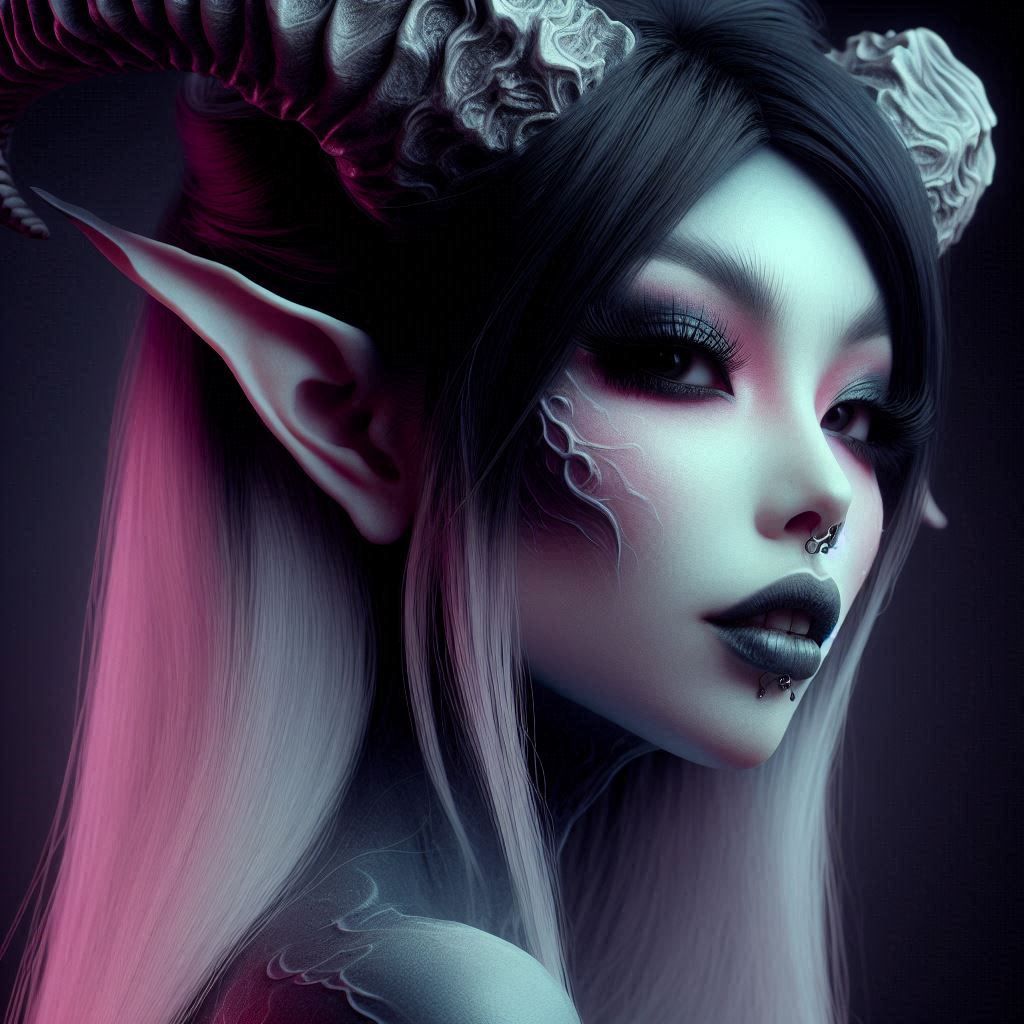 Tiefling or demon? The world may never know