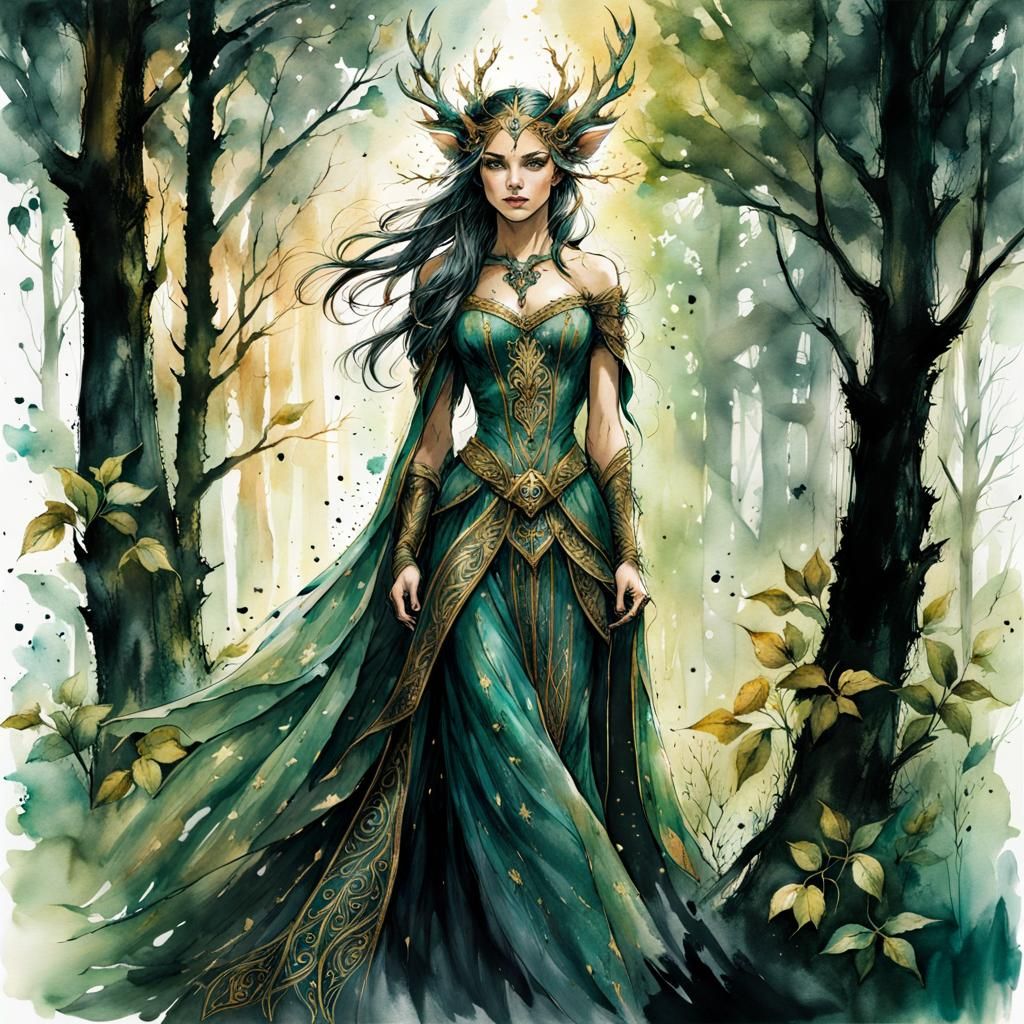 Elven princess   by @Ursula