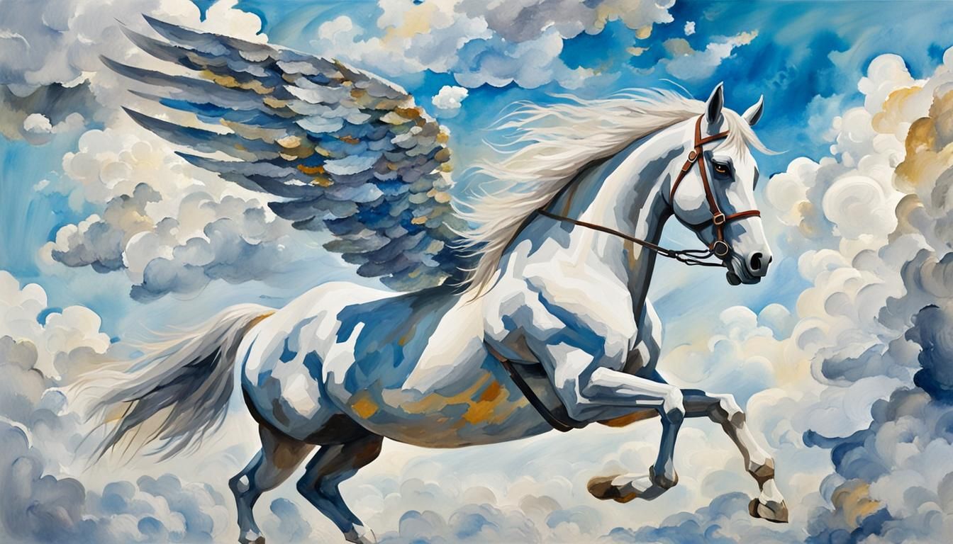 Fly little horse with silver wings / monstrous experiment #2