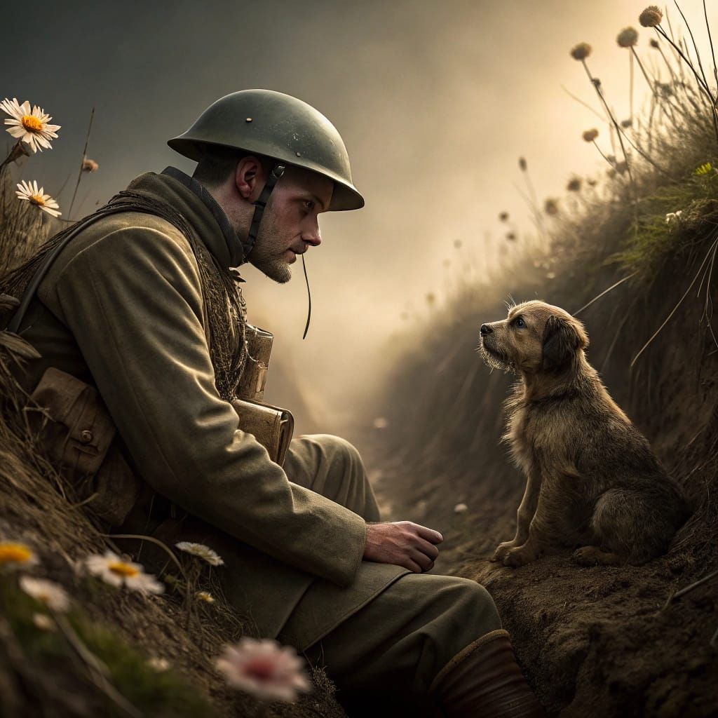 Where I'm going, you can't come, my friend. Stay here. I'll ...