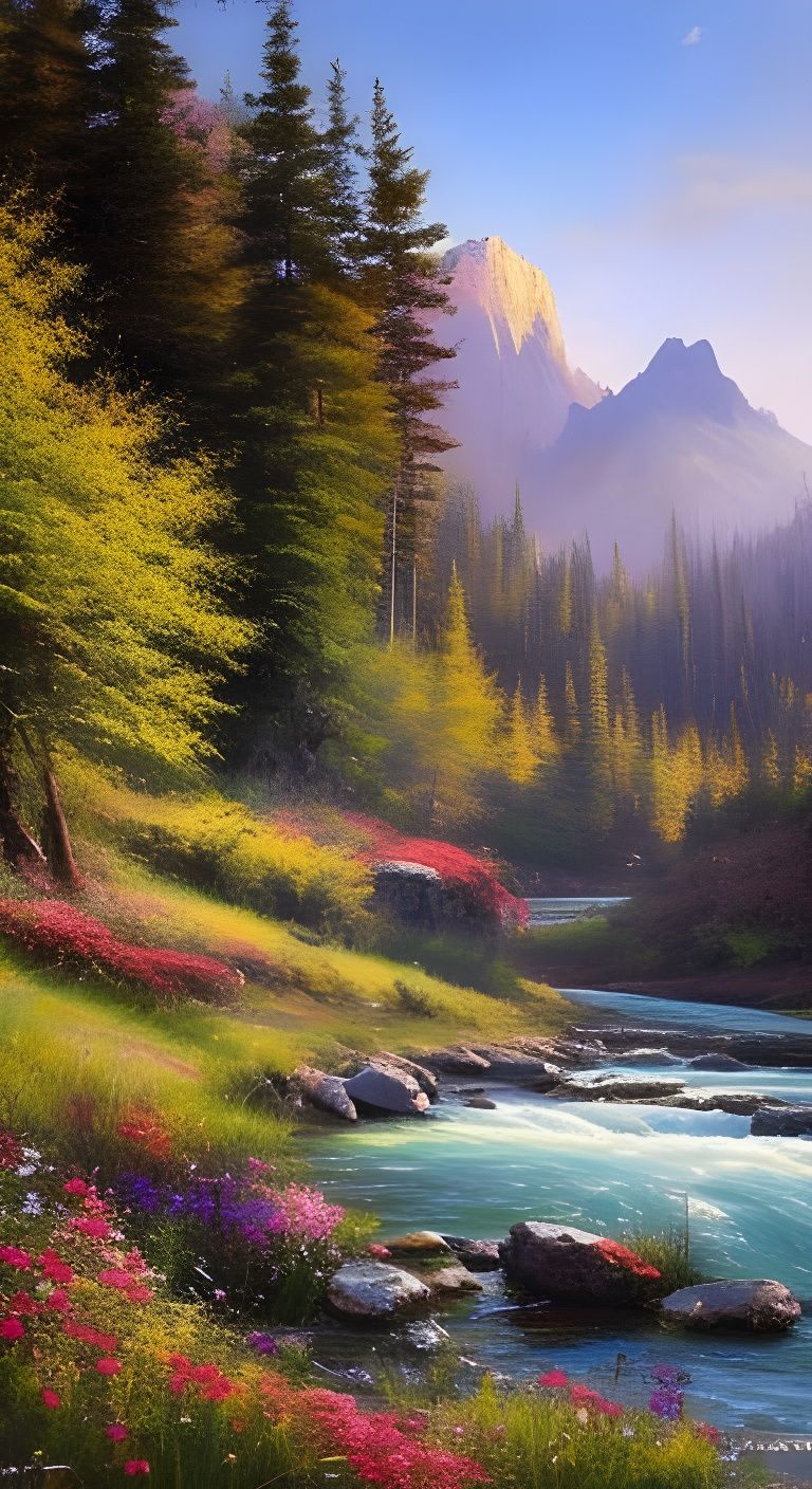 beautiful landscape - AI Generated Artwork - NightCafe Creator