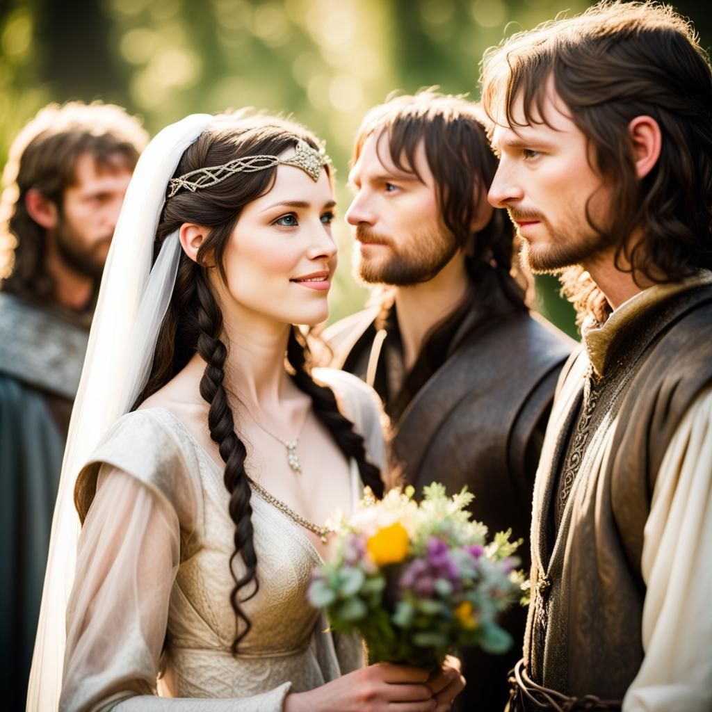 Aragorn and hot sale arwen wedding