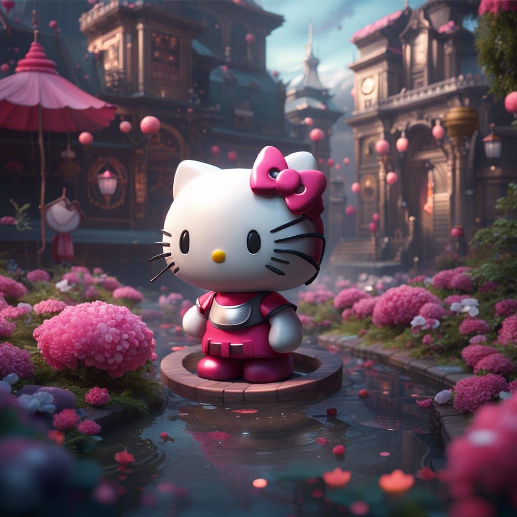 HELLO KITTY - AI Generated Artwork - NightCafe Creator