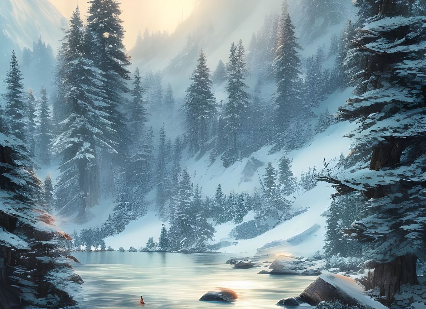 Winterscape  by @Sol