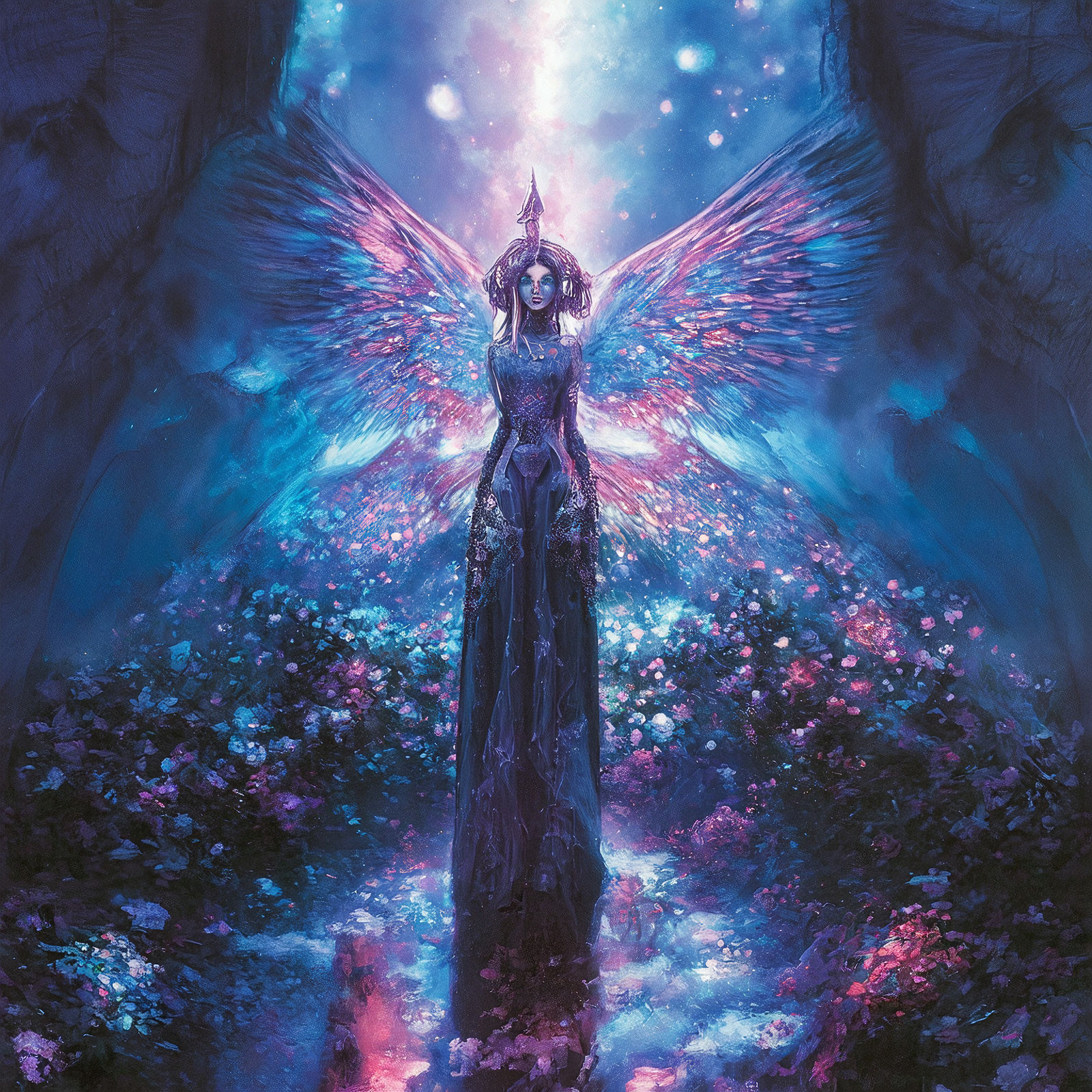 Apparition with wings 2