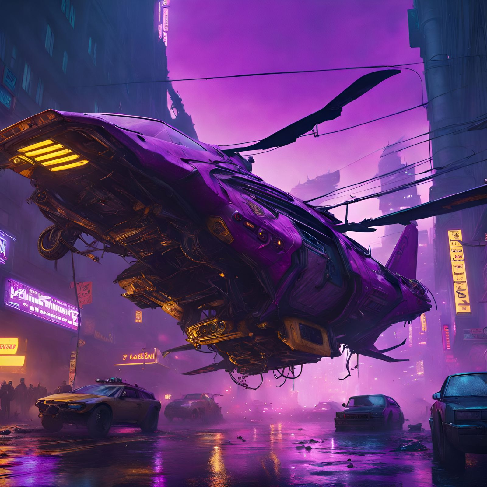 Cyberpunk Float AI Generated Artwork NightCafe Creator