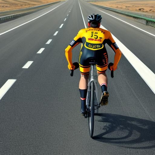 bicycle race on highway 666